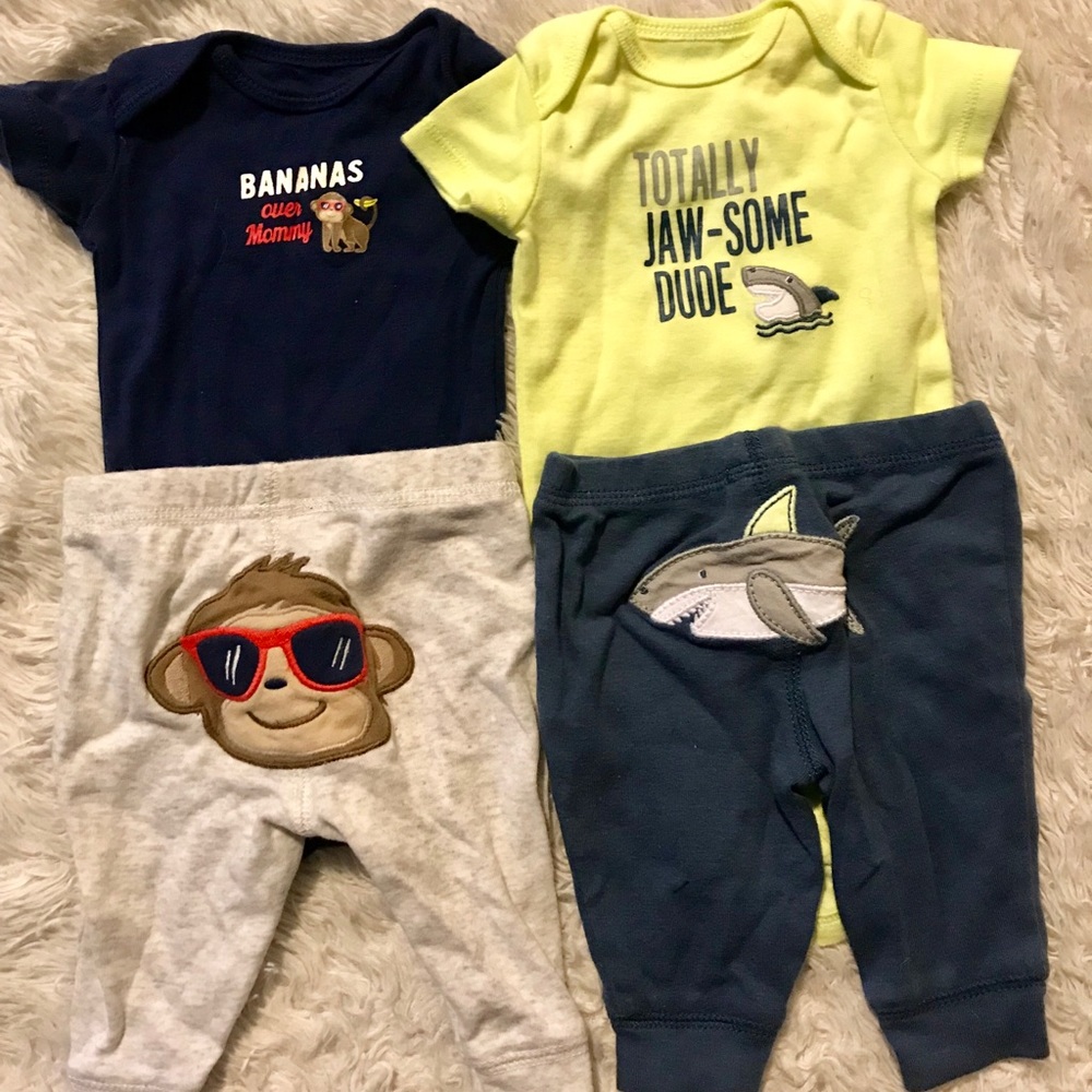 4pc Newborn bundle💙💙